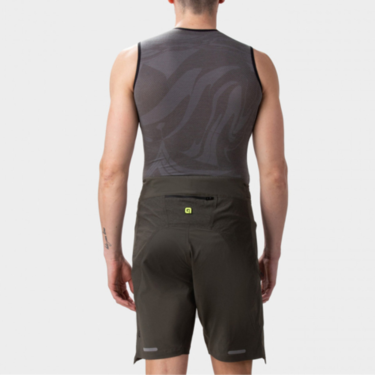 ALÉ Gravel Overland Shorts - Olive