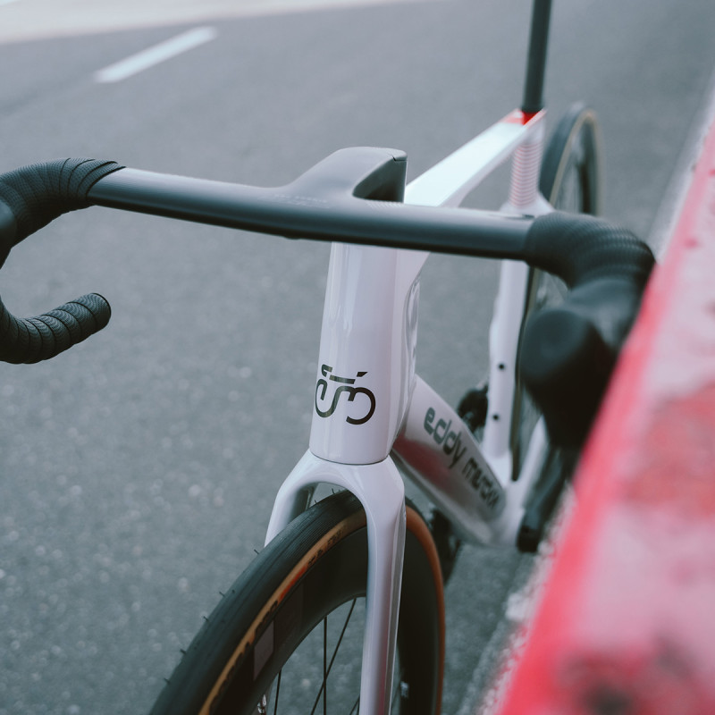 Eddy Merckx 525R Road Frameset - Pale Slate Grey