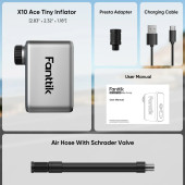 Fanttik X10 Ace Tiny Bicycle Tire Inflator