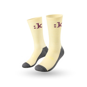 Fizik Off-Road Cycling Socks - Cream/ Purple