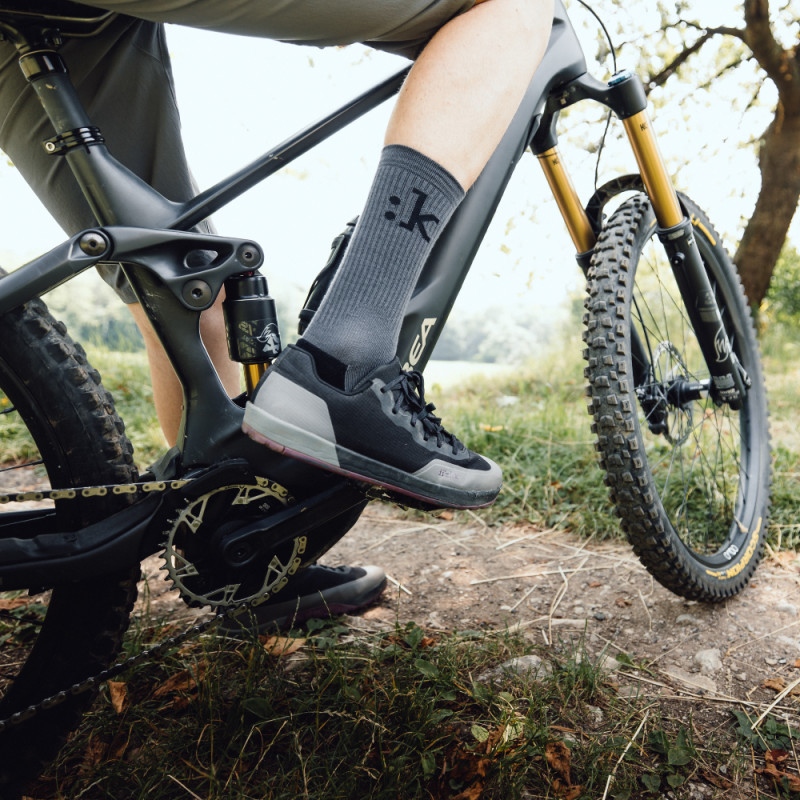 Fizik Off-Road Cycling Socks - Grey/ Black