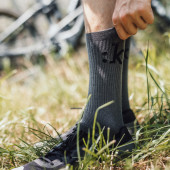 Fizik Off-Road Cycling Socks - Grey/ Black