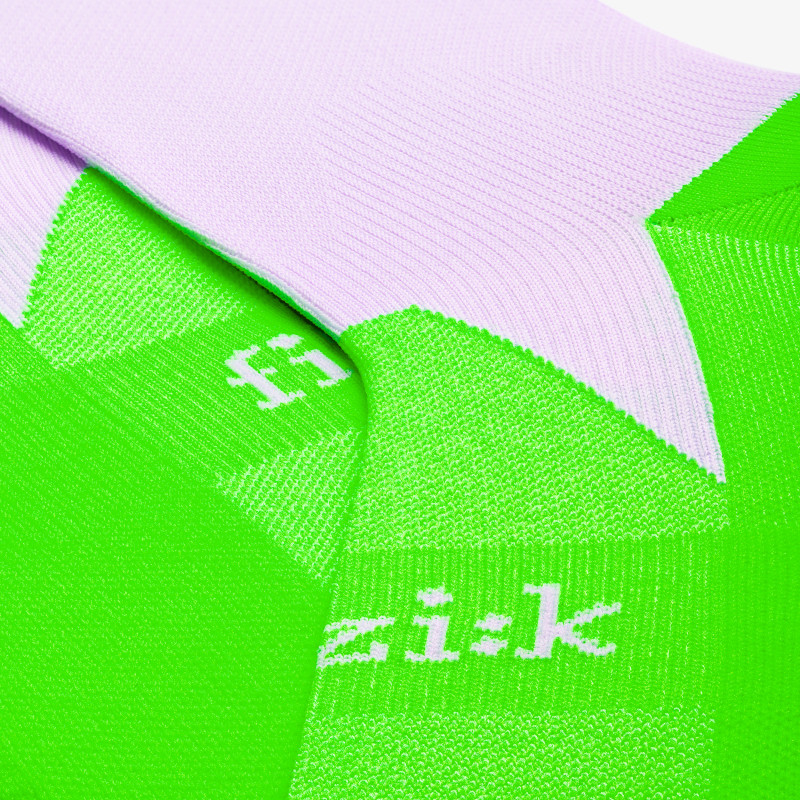 Fizik Performance Cycling Socks - Lilac/Neon Green (SEASONAL COLOUR)