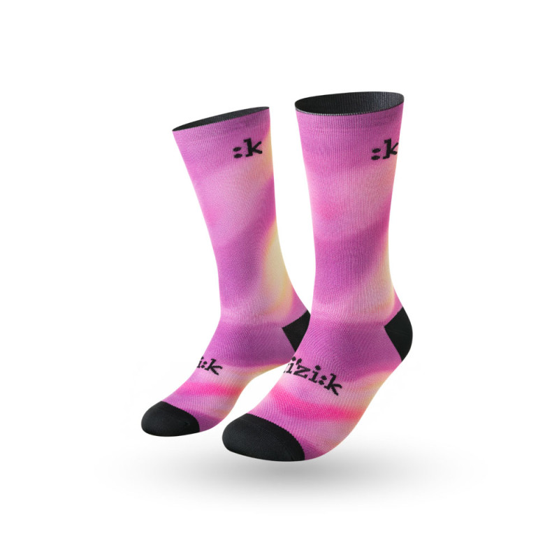 Fizik Performance Air Cycling Socks - Purple/ Yellow