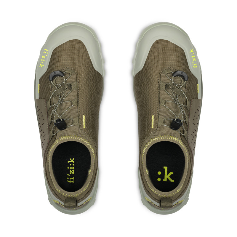 Fizik Ergolace 2 Flat - Forest Green/Caramel