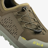 Fizik Ergolace 2 Flat - Forest Green/Caramel