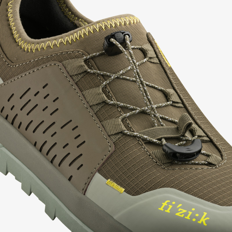 Fizik Ergolace 2 Flat - Forest Green/Caramel