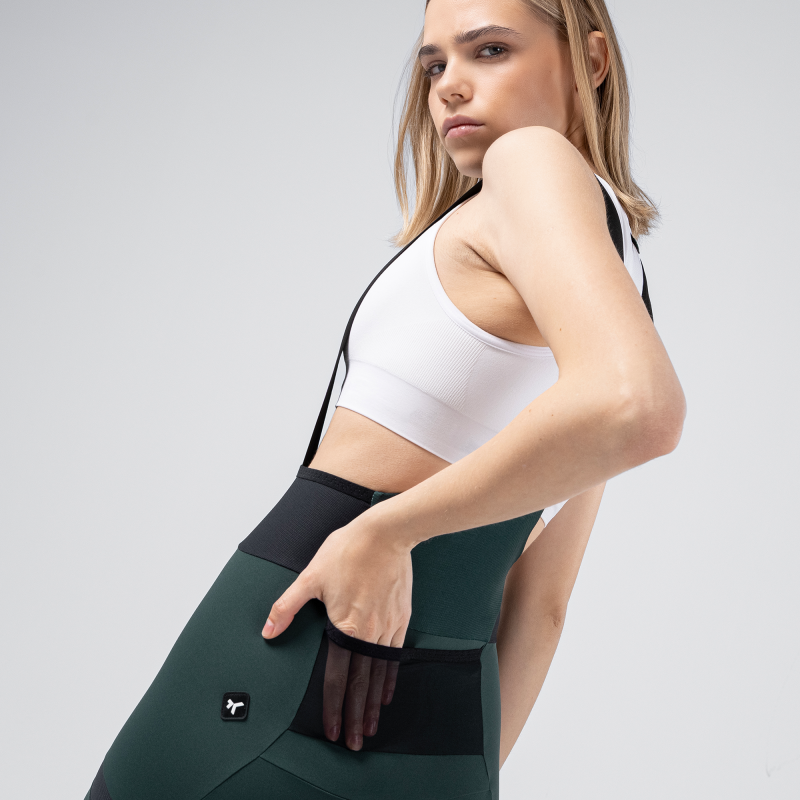 Gobik Cargo Bib Short Women GRIT 3.0 - PINEWOOD