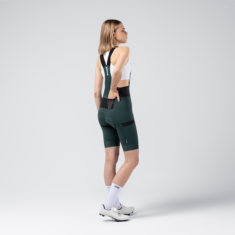 Gobik Cargo Bib Short Women GRIT 3.0 - PINEWOOD
