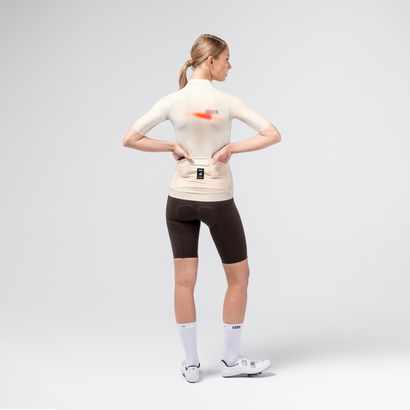 Gobik Short Sleeve Jersey Unisex CX PRO 4.0 - ALMOND