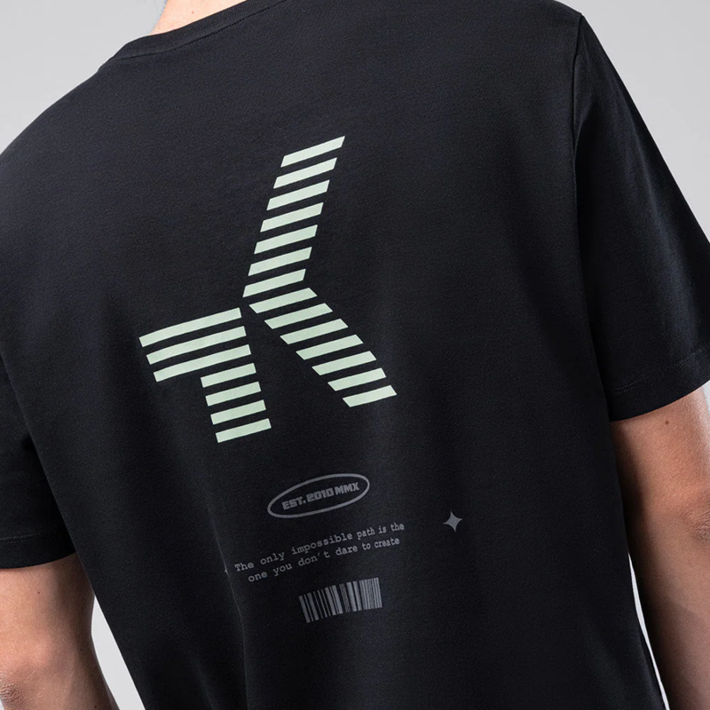 Gobik Short Sleeve T-Shirt Unisex OVER RIDE - Black