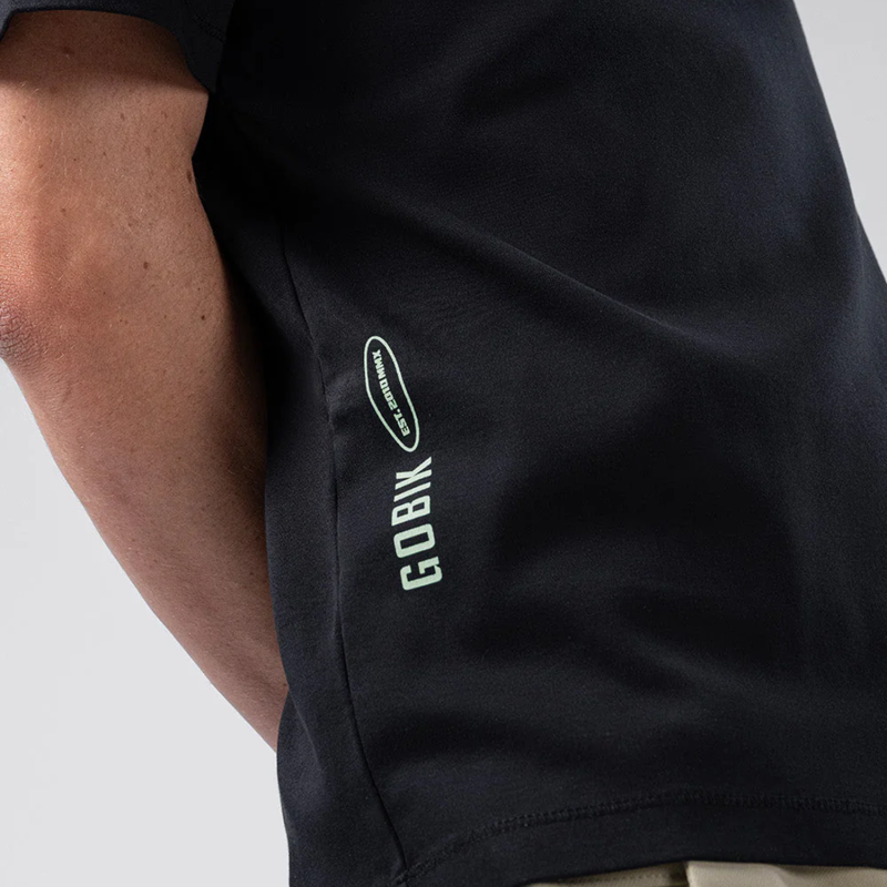 Gobik Short Sleeve T-Shirt Unisex OVER RIDE - Black