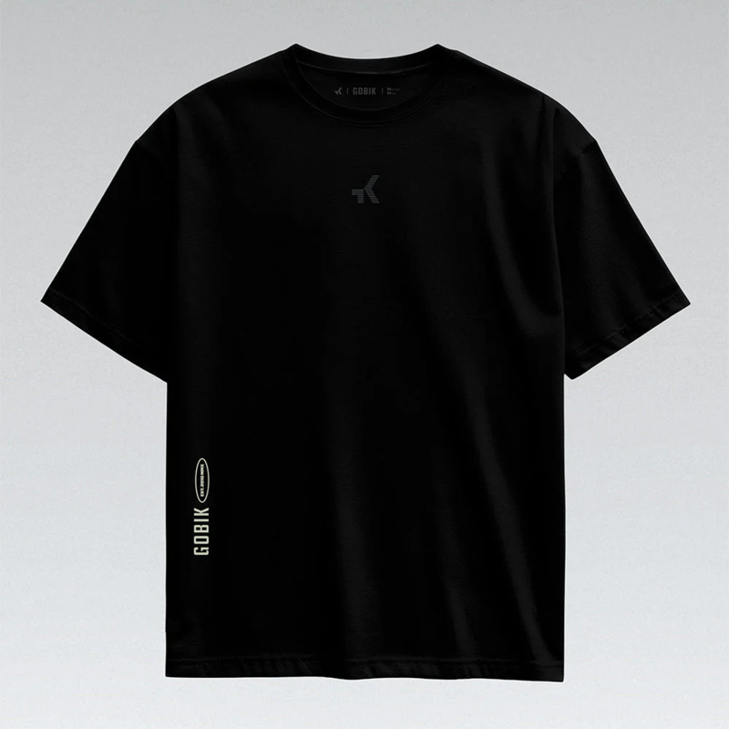 Gobik Short Sleeve T-Shirt Unisex OVER RIDE - Black