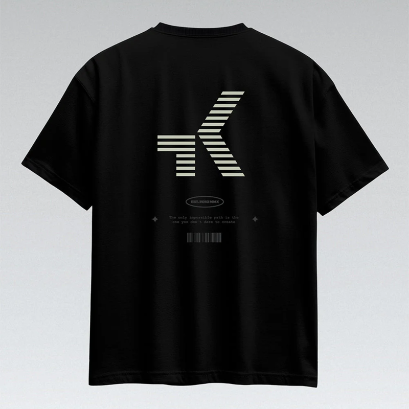 Gobik Short Sleeve T-Shirt Unisex OVER RIDE - Black