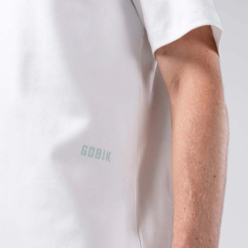 Gobik Short Sleeve T-Shirt Unisex OVER RIDE - White