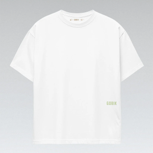 Gobik Short Sleeve T-Shirt Unisex OVER RIDE - White
