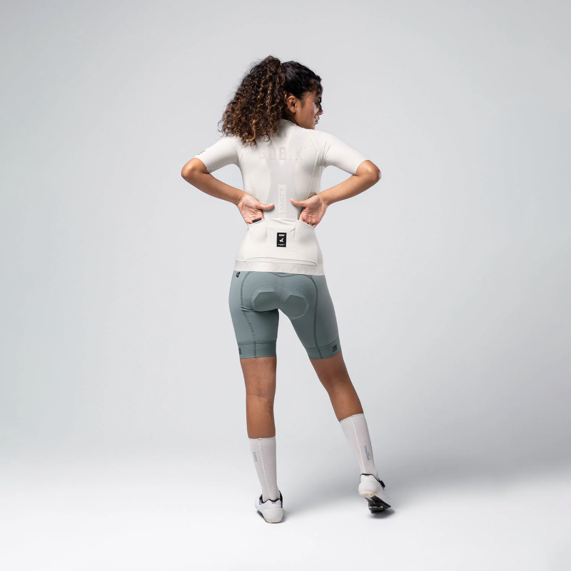 Gobik Short Sleeve Jersey Unisex CX SOLID - Argonite