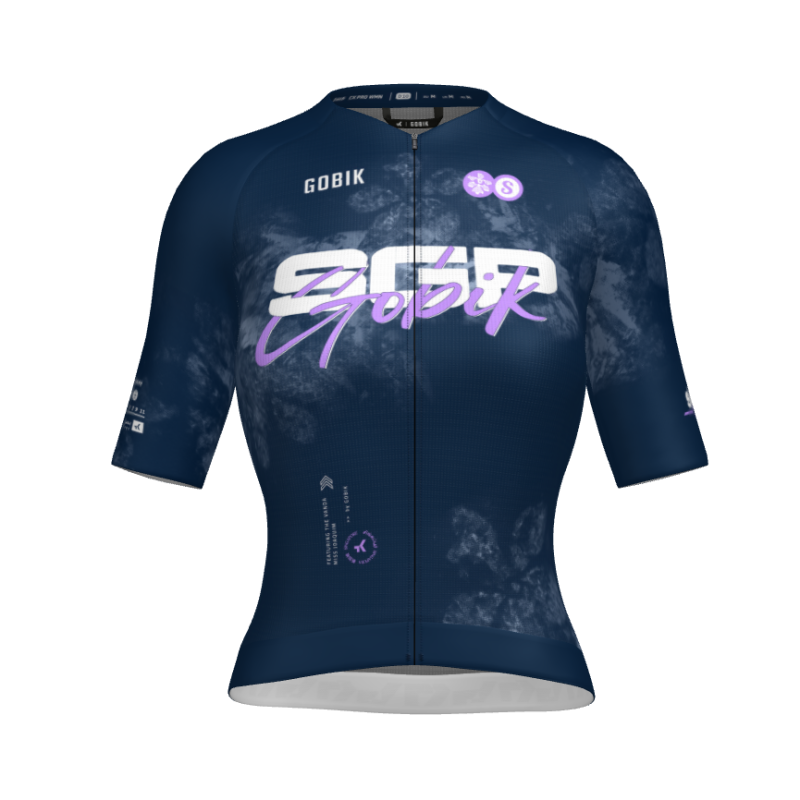 GOBIK Singapore 2026 Limited Edition CX Pro 4.0 Womens Short Sleeve Jersey – Dark Blue