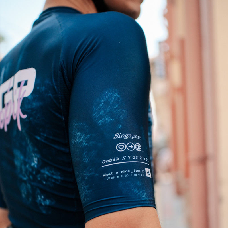 GOBIK Singapore 2026 Limited Edition CX Pro 4.0 Unisex Short Sleeve Jersey – Dark Blue