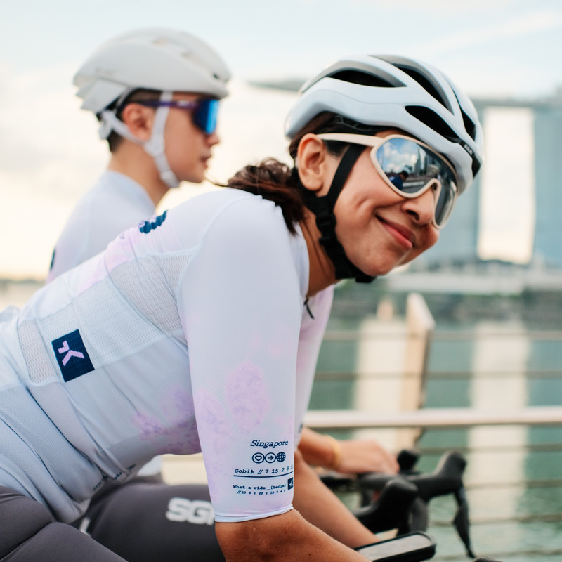 GOBIK Singapore 2026 Limited Edition CX Pro 4.0 Unisex Short Sleeve Jersey – White