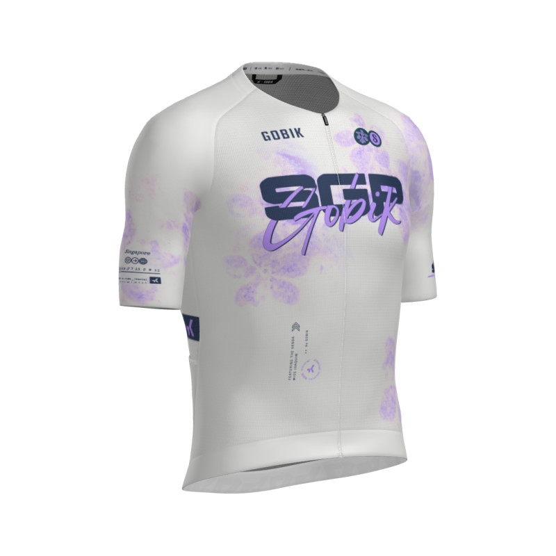 GOBIK Singapore 2026 Limited Edition CX Pro 4.0 Unisex Short Sleeve Jersey – White