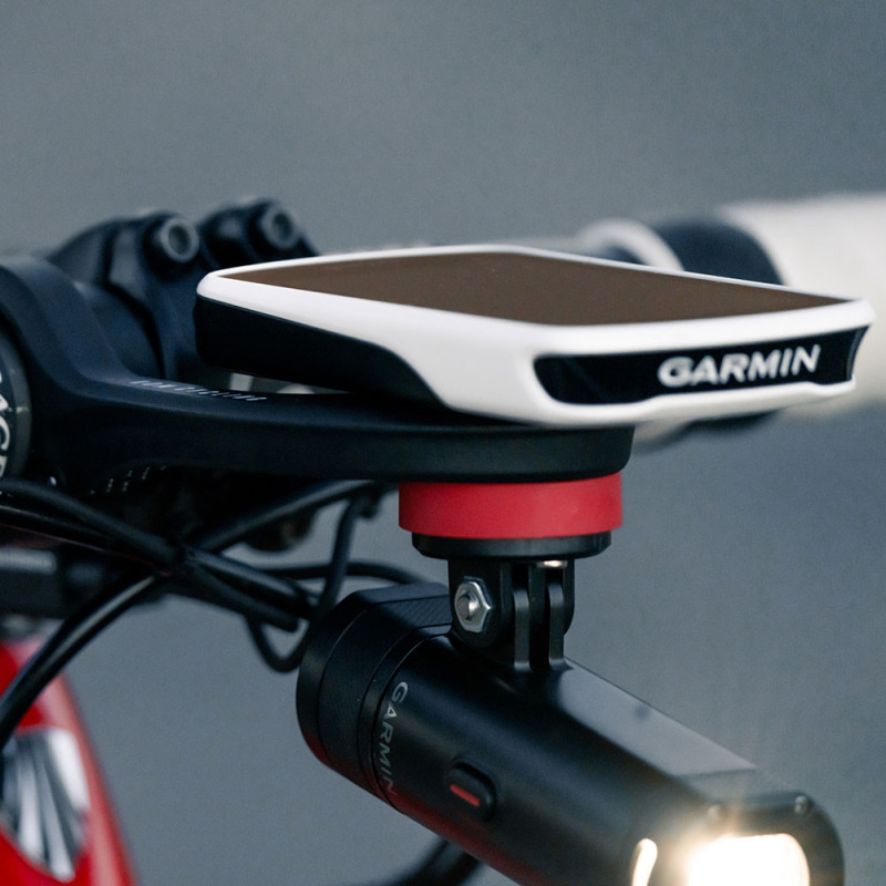 KOM Cycling CM06 Computer Mount Bundle Set with Quick Release GoPro Computer Mount
