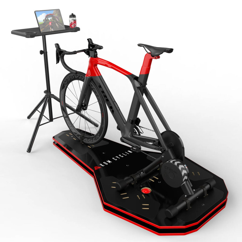 KOM Cycling Media Display Cycling Desk
