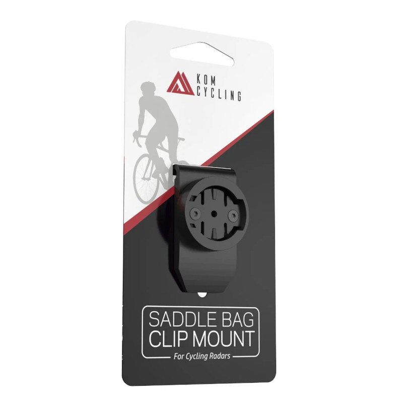 KOM Cycling Saddle Bag Clip Mount for Garmin & Wahoo Radar