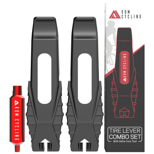 KOM Cycling Valve Core Tire Lever Combo
