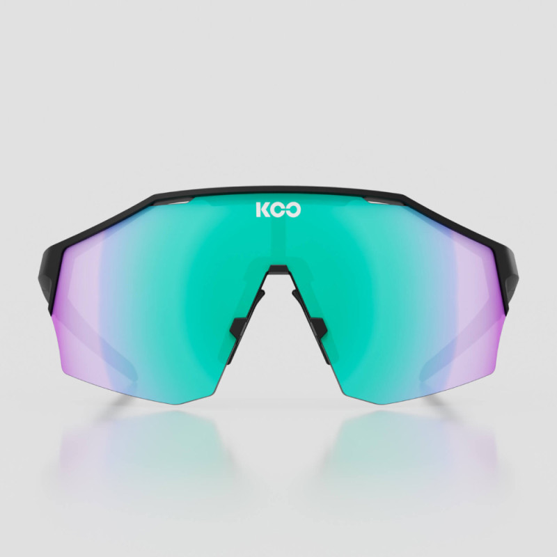 Koo Alibi Matte Black / Photochromic Green Mirror