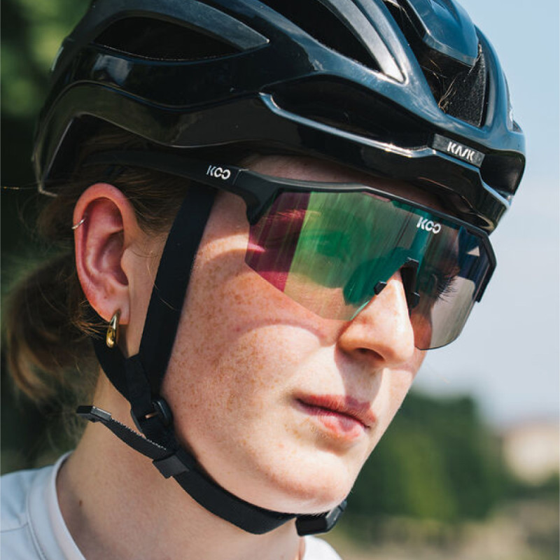 Koo Alibi Matte Black / Photochromic Green Mirror