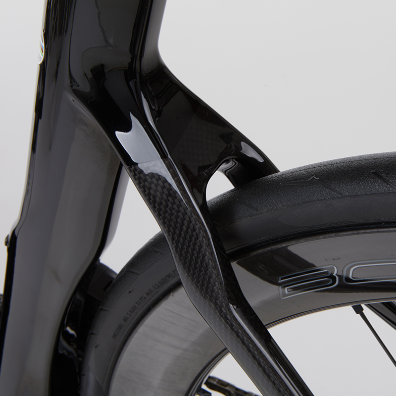 Cipollini Bond 2 Disc Frameset - Gloss Carbon/ Anthracite/ Silver