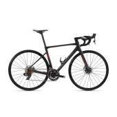 Cipollini Dolomia Disc Frameset - Matte Carbon/ Anthracite/ Red