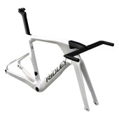 Ridley Dean FAST Disc TT Frameset - Pearl White / Metallic Anthracite - Size S
