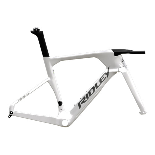 Ridley Dean FAST Disc TT Frameset - Pearl White / Metallic Anthracite - Size S