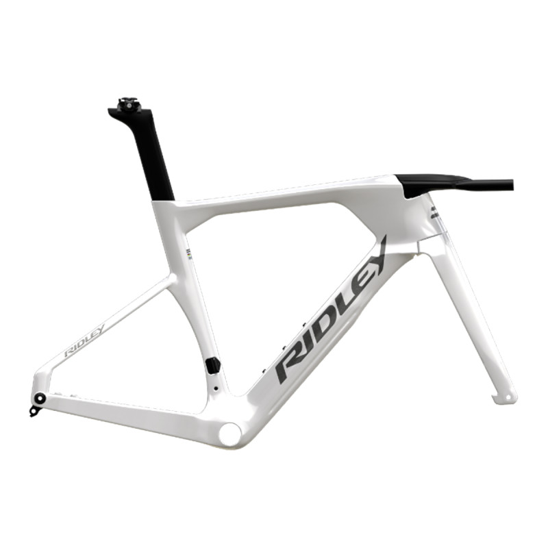 Ridley Dean FAST Disc TT Frameset - Pearl White / Metallic Anthracite - Size S