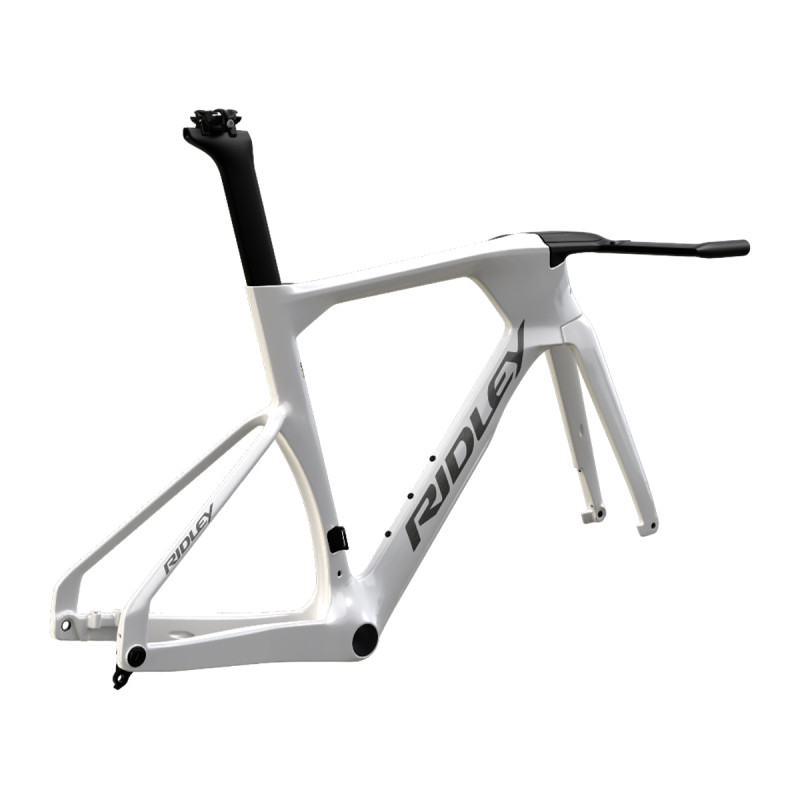 Ridley Dean FAST Disc TT Frameset - Pearl White / Metallic Anthracite - Size S