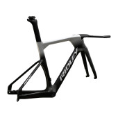 Ridley Dean FAST Disc TT Frameset - Metallic Black / Metallic Silver / White - Size S