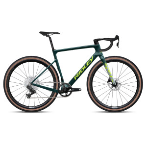 Ridley ASTR Gravel Bike - Metallic Storm Green/ Lime Green - Sram Rival AXS XPLR 1x13
