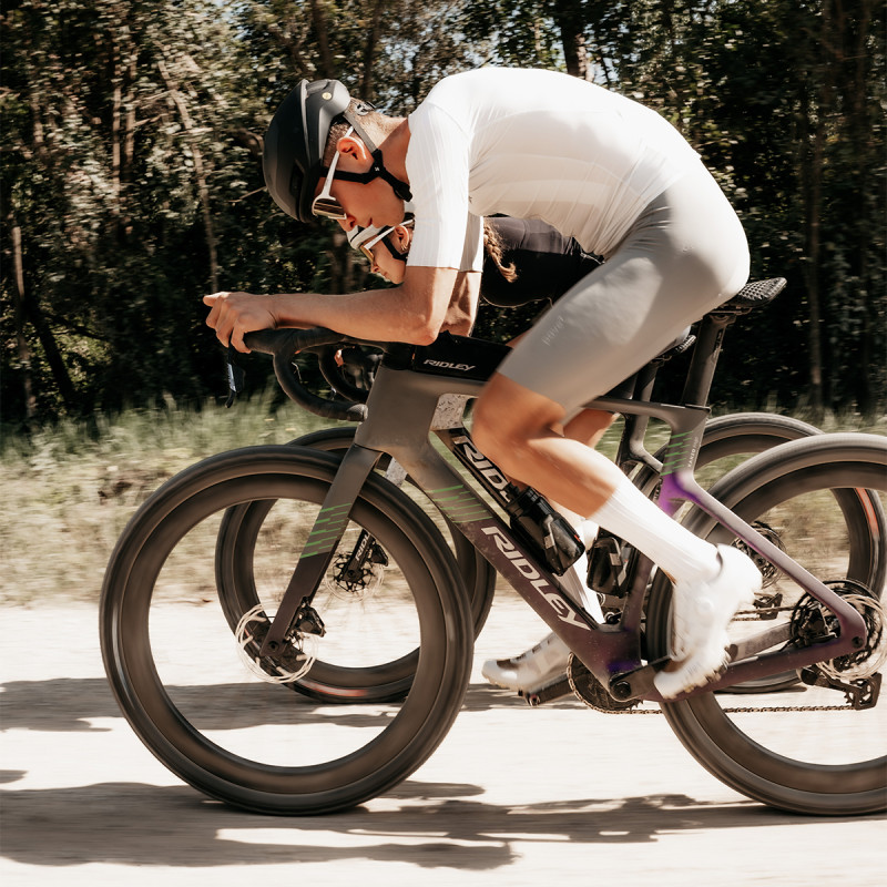 Ridley Kanzo Fast 2.0 Gravel Race Bike - Metallic Anthracite/ Purple