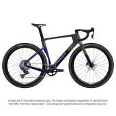 Ridley Kanzo Fast 2.0 Gravel Race Bike - Metallic Anthracite/ Purple