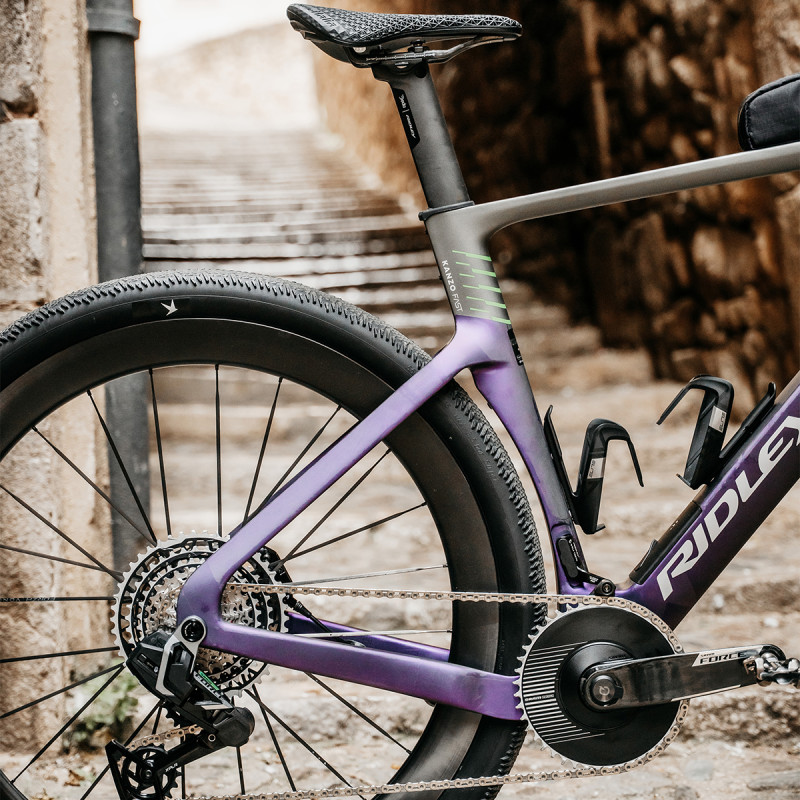 Ridley Kanzo Fast 2.0 Gravel Race Bike - Metallic Anthracite/ Purple