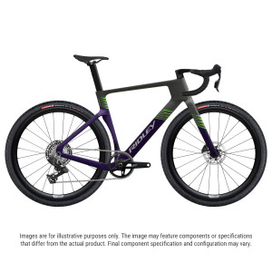 Ridley Kanzo Fast 2.0 Gravel Race Bike - Metallic Anthracite/ Purple