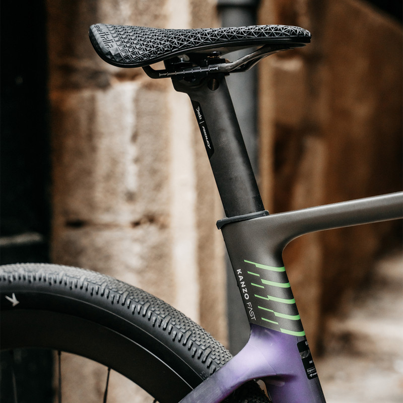 Ridley Kanzo Fast 2.0 Gravel Race Bike - Metallic Anthracite/ Purple