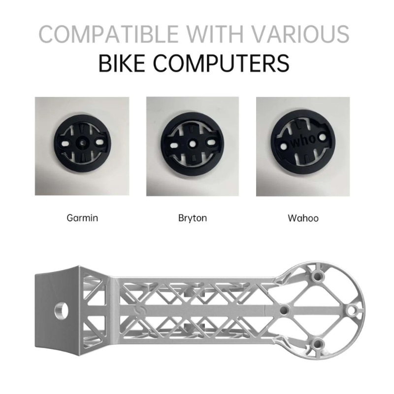 Samassi 3D-Printed Titanium Bike Computer Mount 