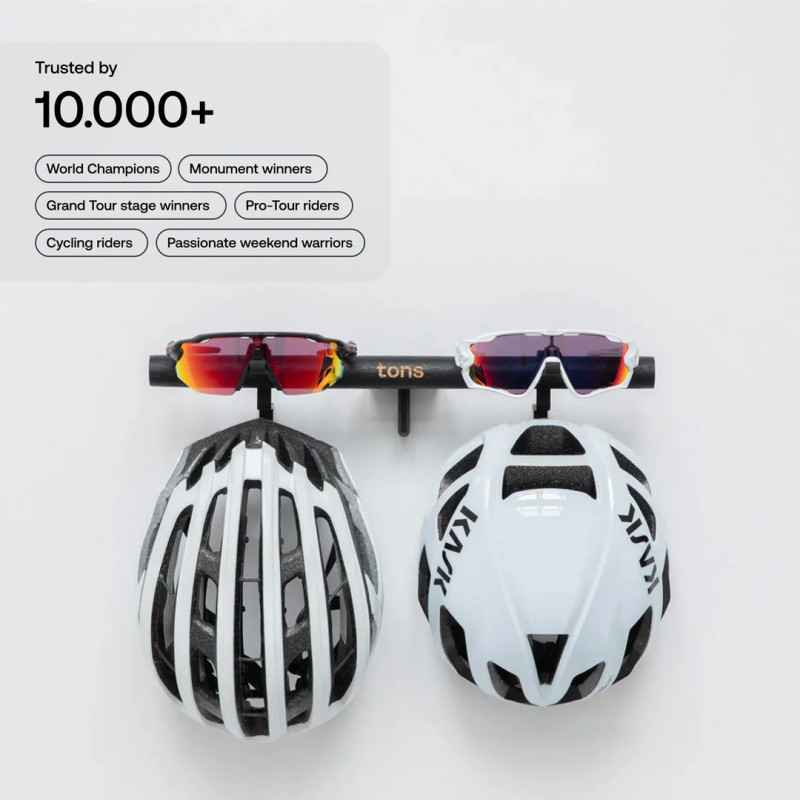 Tons Short Bar — A . 2x Helmet + 2x Glasses