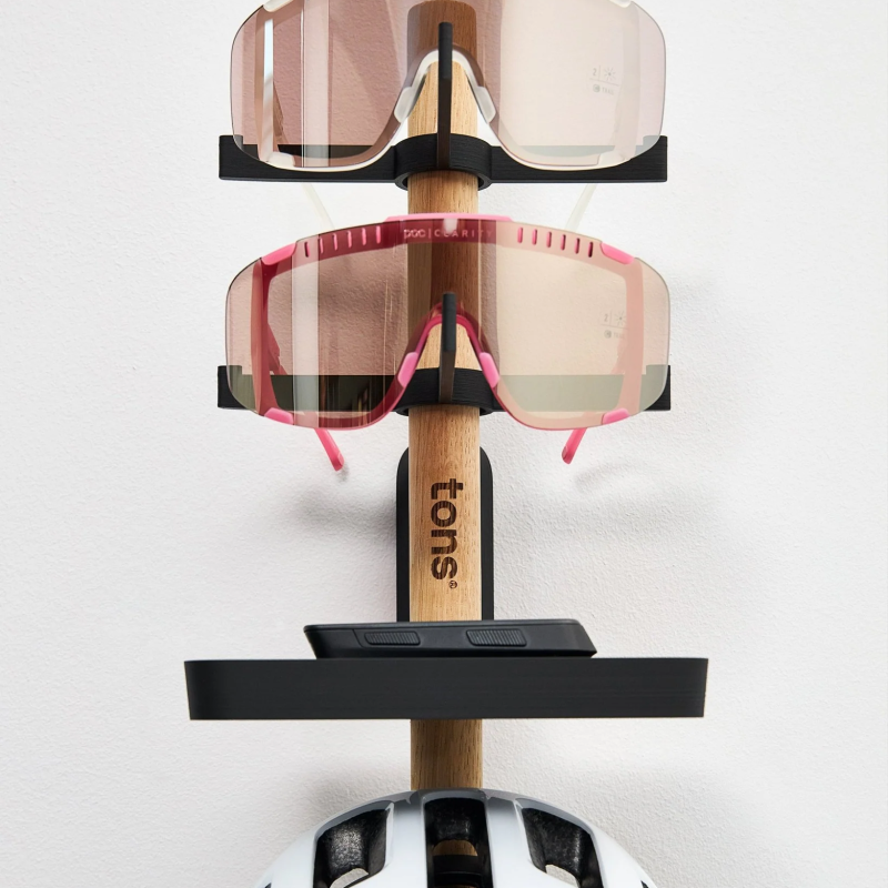 Tons Short Rack | A . 2x Glasses + Helmet + Tray
