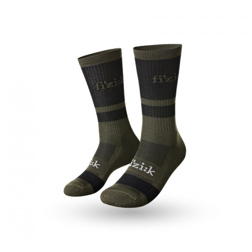 Fizik Off-Road Cycling Socks - Army/ Black
