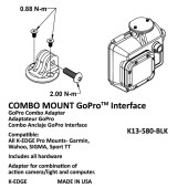 K-EDGE Combo Mount GoPro Interface