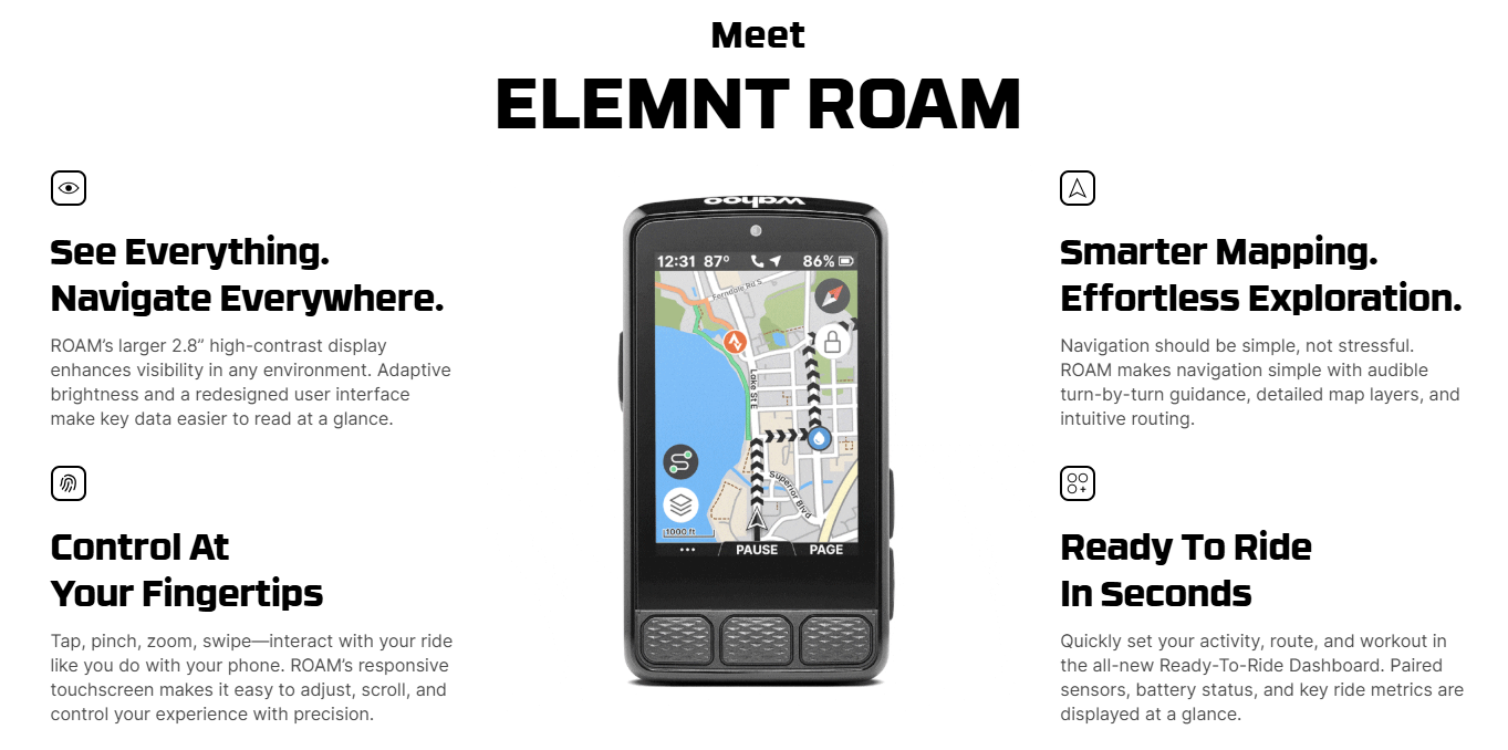 Wahoo ROAM Screenshot